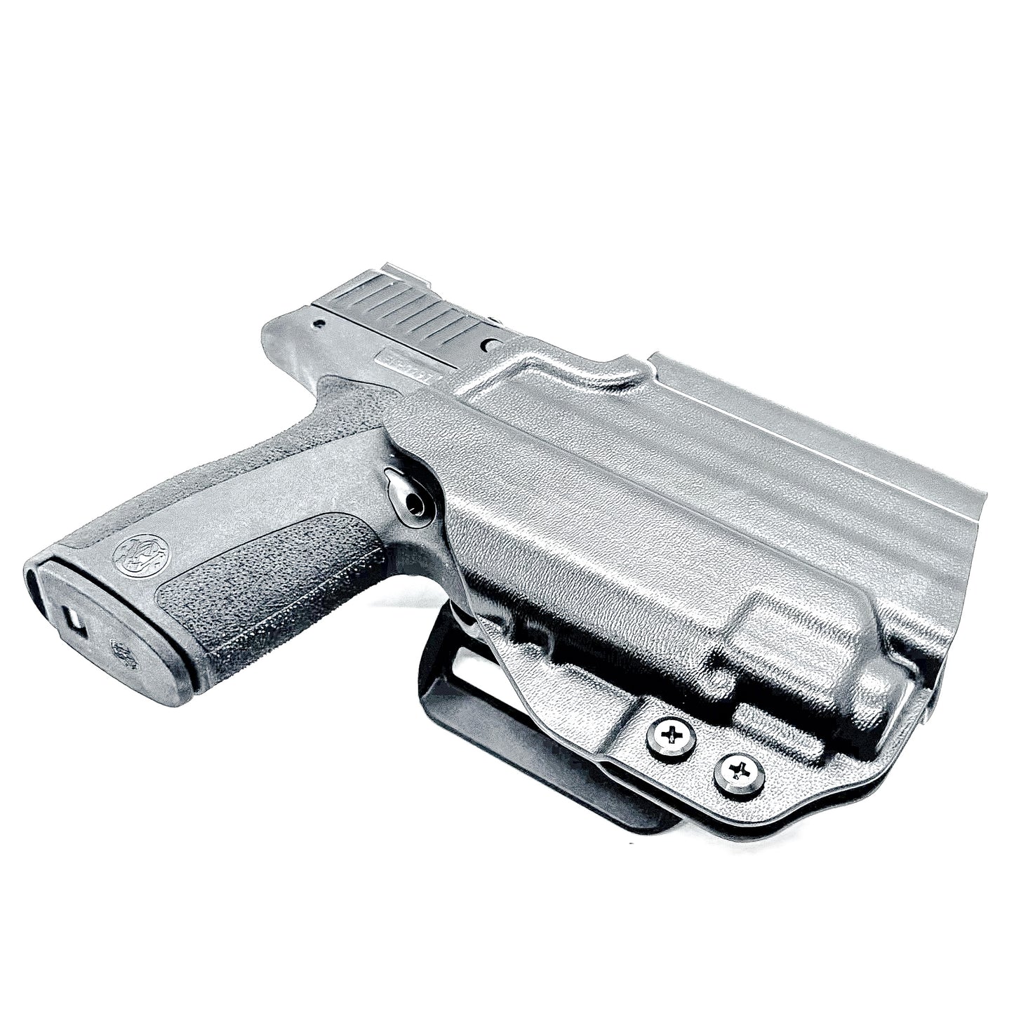 OWB Outside Waistband holster for S&W Shield X with Streamlight TLR-8 Sub (#3 Key). Optics-ready, adjustable retention, open muzzle, Made in the USA.