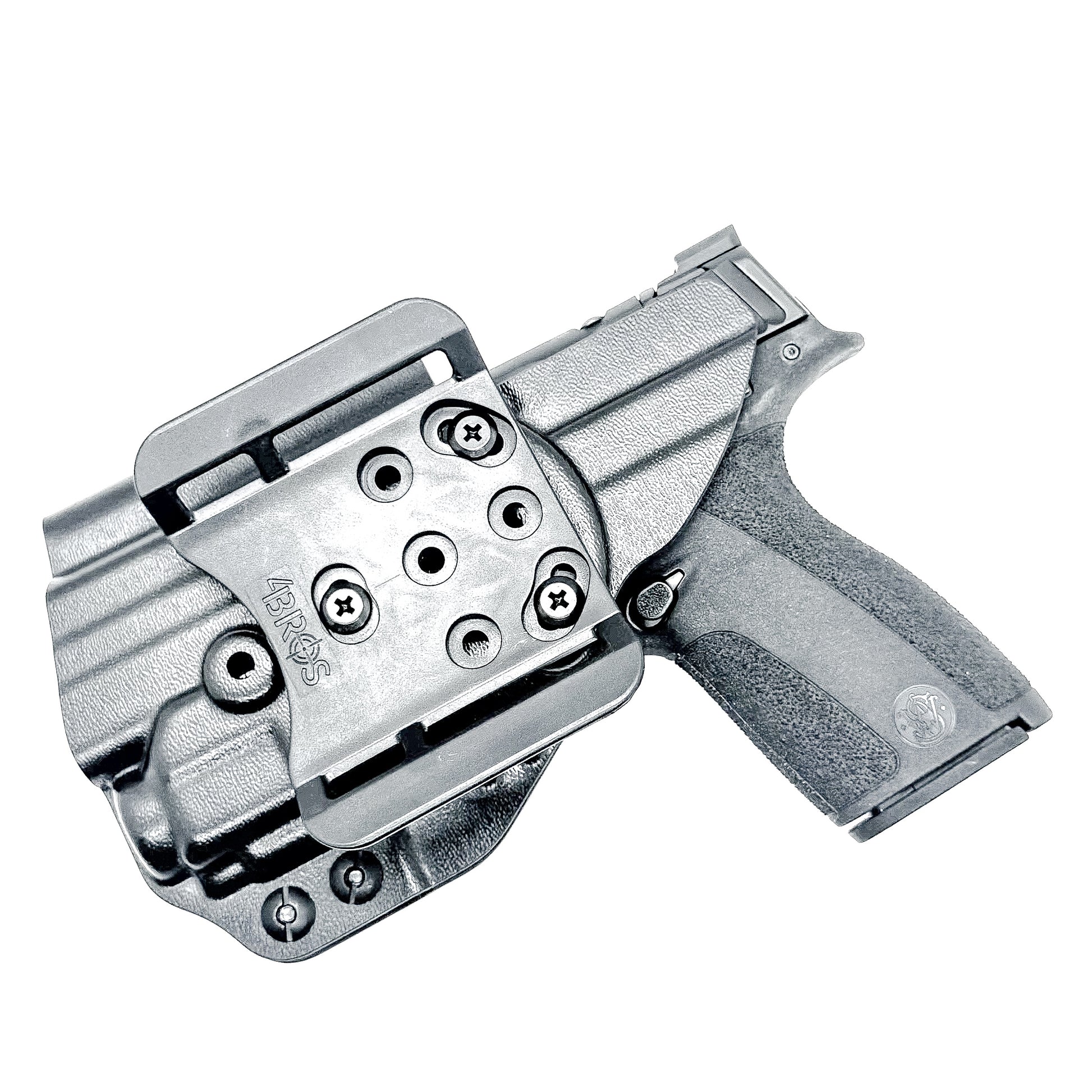 OWB Outside Waistband holster for S&W Shield X with Streamlight TLR-8 Sub (#3 Key). Optics-ready, adjustable retention, open muzzle, Made in the USA.
