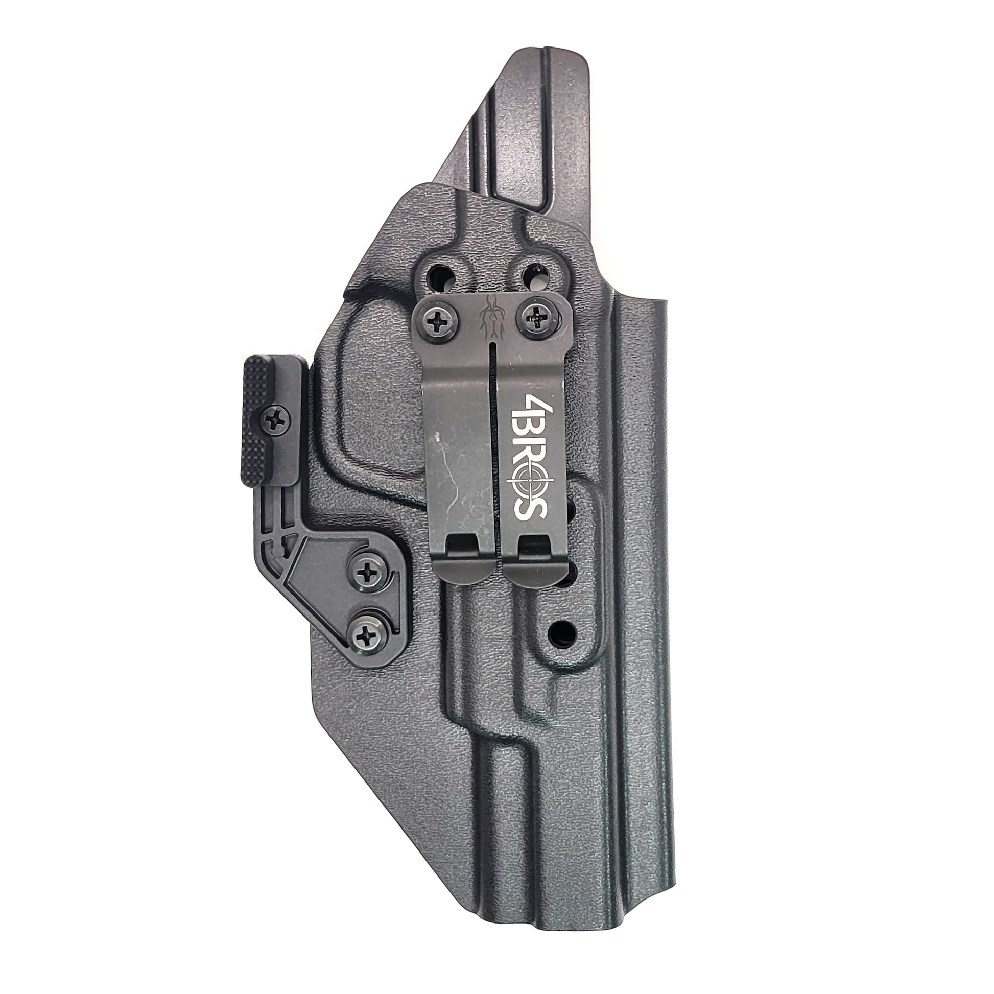 For the Best IWB AIWB Inside Waistband Kydex Taco Holster for the Smith & Wesson 2023 SPEC Series M&P 9 Metal M2.0 9mm pistol, shop Four Brothers Holsters. 