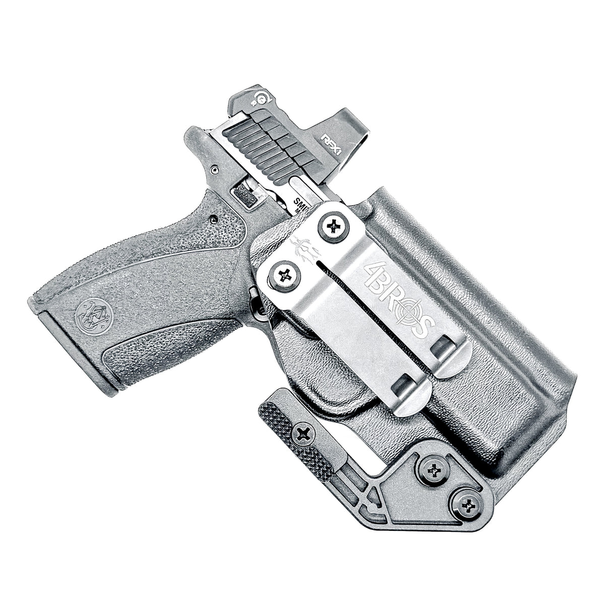 Inside waistband holster for Smith & Wesson Bodyguard 2.0 and Carry Comp. Constructed from durable .093" Kydex; available in right- & left-handed configurations.