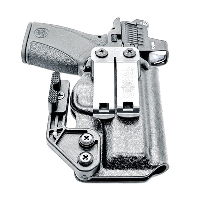 Inside waistband holster for Smith & Wesson Bodyguard 2.0 and Carry Comp. Constructed from durable .093" Kydex; available in right- & left-handed configurations.