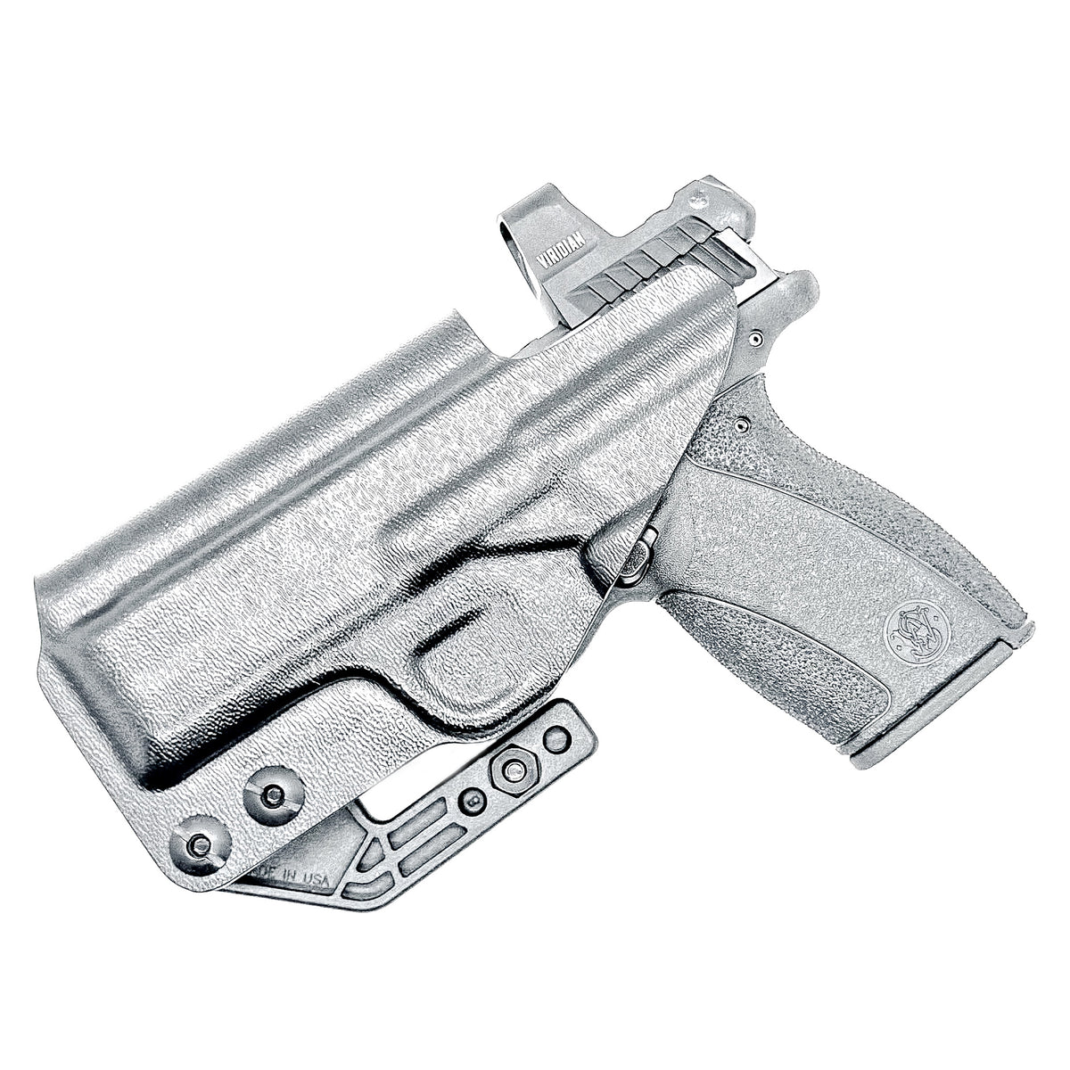Inside waistband holster for Smith & Wesson Bodyguard 2.0 and Carry Comp. Constructed from durable .093" Kydex; available in right- & left-handed configurations.