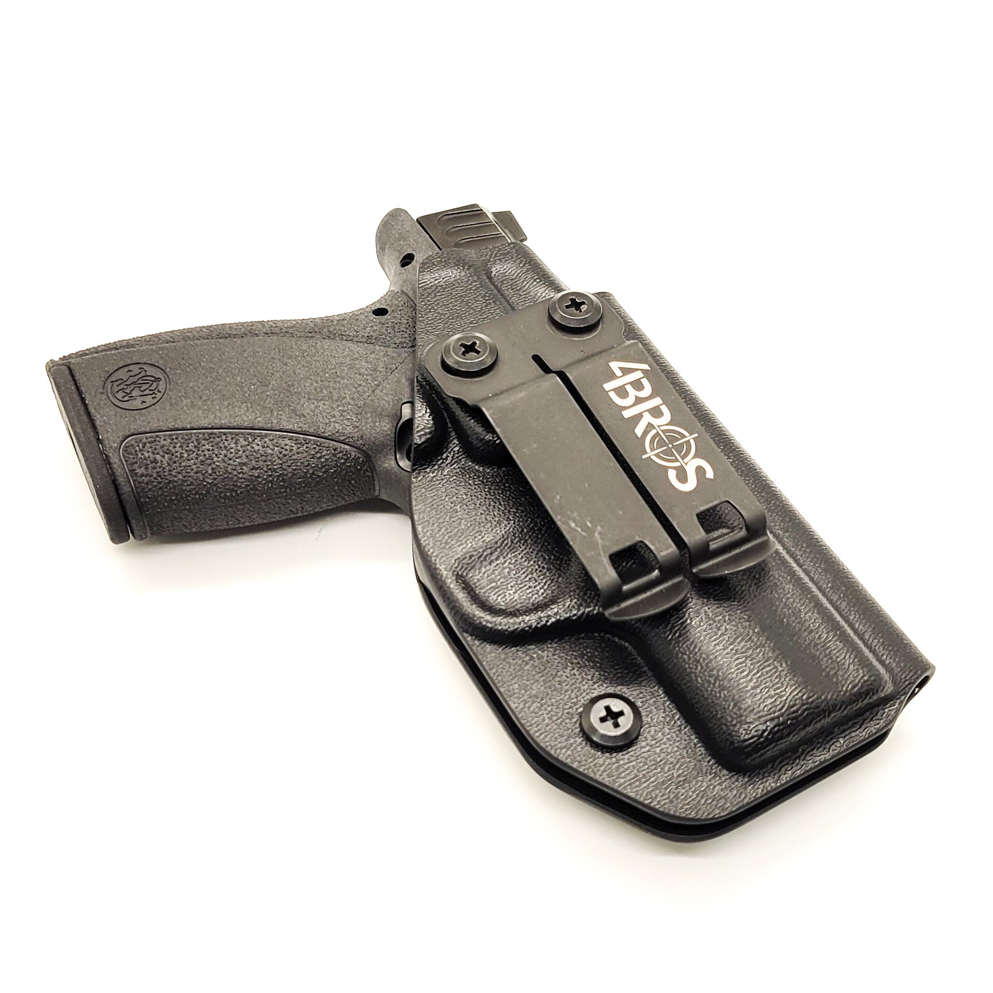 For the Best IWB AIWB Inside Waistband Holster designed to fit the Smith and Wesson Bodyguard 2.0 pistol, shop Four Brothers. Smooth, Durable, and Concealable, the holster is vacuum-formed for a precision fit for gun pistols. Adjustable cant, minimal material, to reduce printing. Great for pocket carry of the firearm