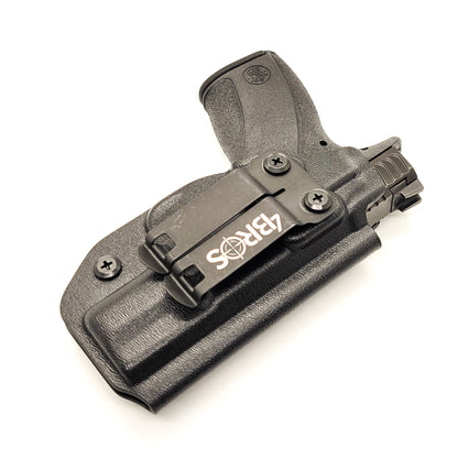 For the Best IWB AIWB Inside Waistband Holster designed to fit the Smith and Wesson Bodyguard 2.0 pistol, shop Four Brothers. Smooth, Durable, and Concealable, the holster is vacuum-formed for a precision fit for gun pistols. Adjustable cant, minimal material, to reduce printing. Great for pocket carry of the firearm