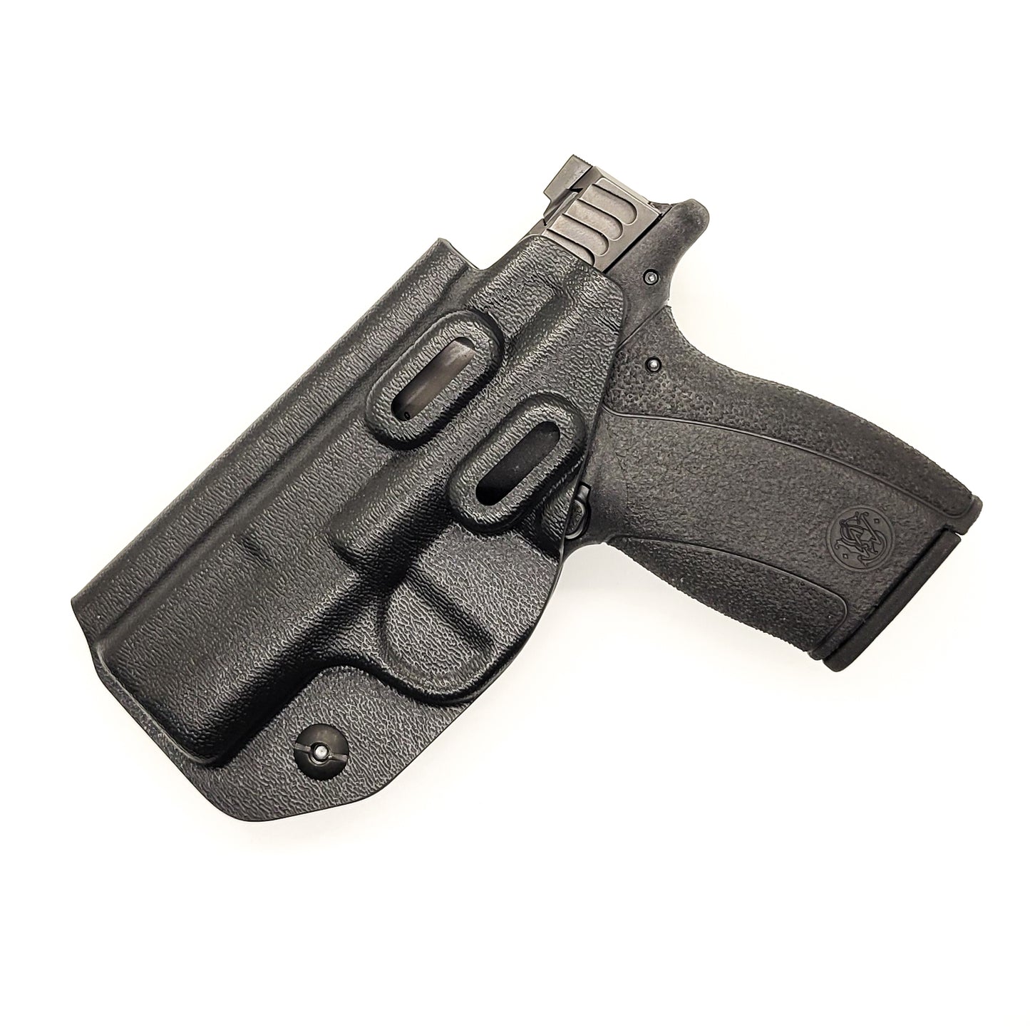 For the Best IWB AIWB Inside Waistband Holster designed to fit the Smith and Wesson Bodyguard 2.0 pistol, shop Four Brothers. Smooth, Durable, and Concealable, the holster is vacuum-formed for a precision fit for gun pistols. Adjustable cant, minimal material, to reduce printing. Great for pocket carry of the firearm