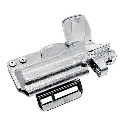 Outside waistband (OWB) holster for Smith & Wesson Bodyguard 2.0 and Carry Comp. Made from durable .093" Kydex; available in right- & left-handed configurations.