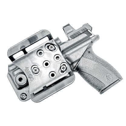 Outside waistband (OWB) holster for Smith & Wesson Bodyguard 2.0 and Carry Comp. Made from durable .093" Kydex; available in right- & left-handed configurations.