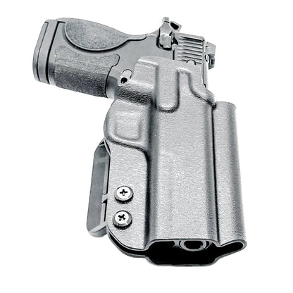 4BROS OWB Holster for S&W CSX-E Micro-Compact, 3.6", 9mm. Precision-molded; ready for range training or everyday carry. Made in the USA from .093" Kydex.