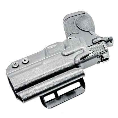 4BROS OWB Holster for S&W CSX-E Micro-Compact, 3.6", 9mm. Precision-molded; ready for range training or everyday carry. Made in the USA from .093" Kydex.