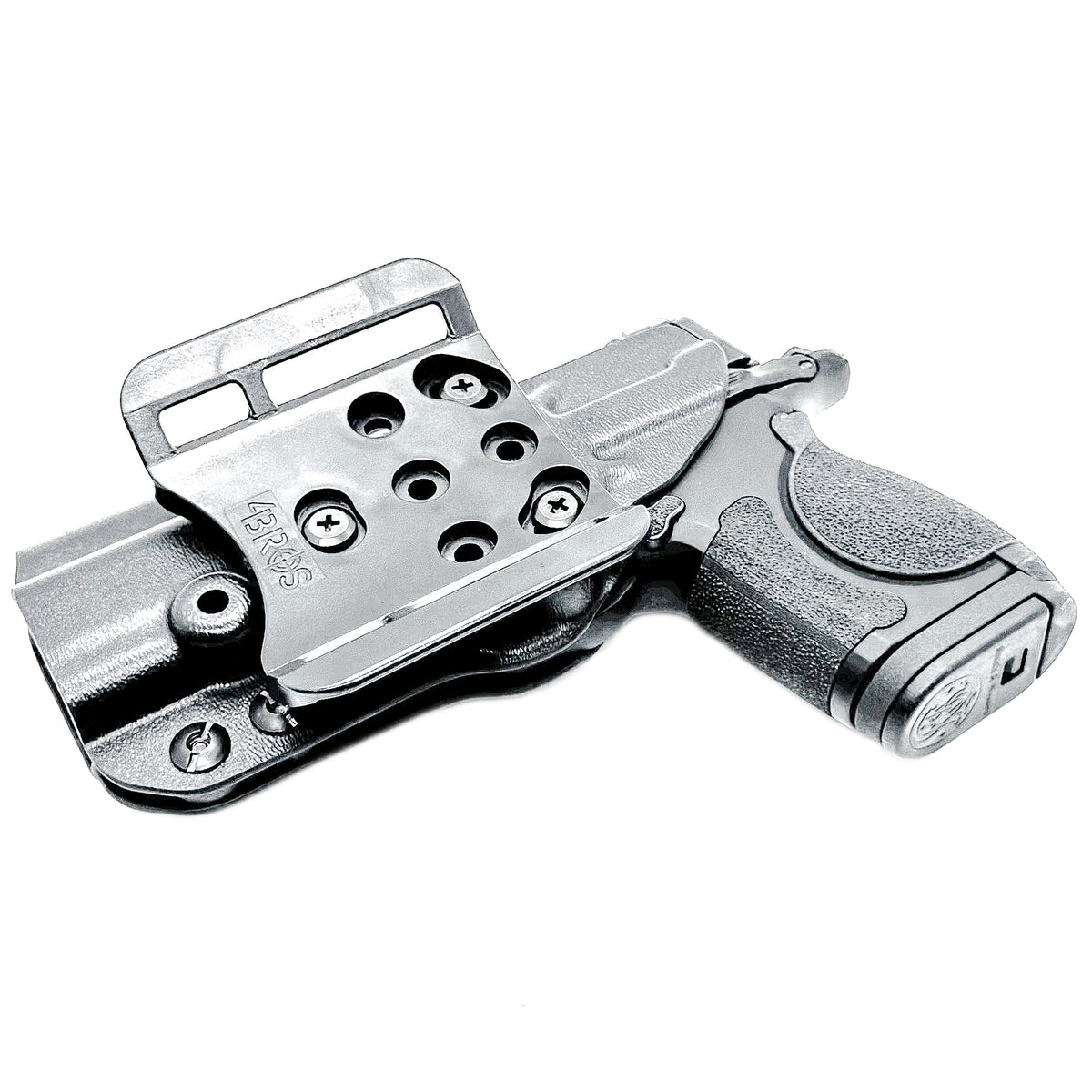 4BROS OWB Holster for S&W CSX-E Micro-Compact, 3.6", 9mm. Precision-molded; ready for range training or everyday carry. Made in the USA from .093" Kydex.