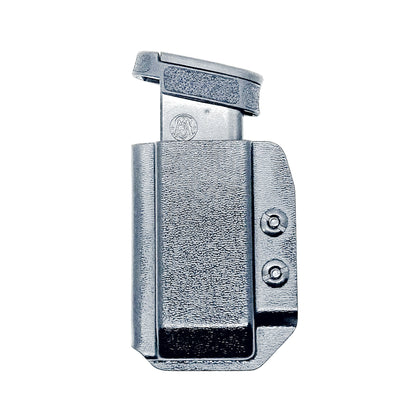 Black Kydex IWB AIWB appendix inside waistband magazine pouch for the Smith & Wesson Equalizer, shop Four Brothers 4BROS Holsters.  Proudly made in the USA.