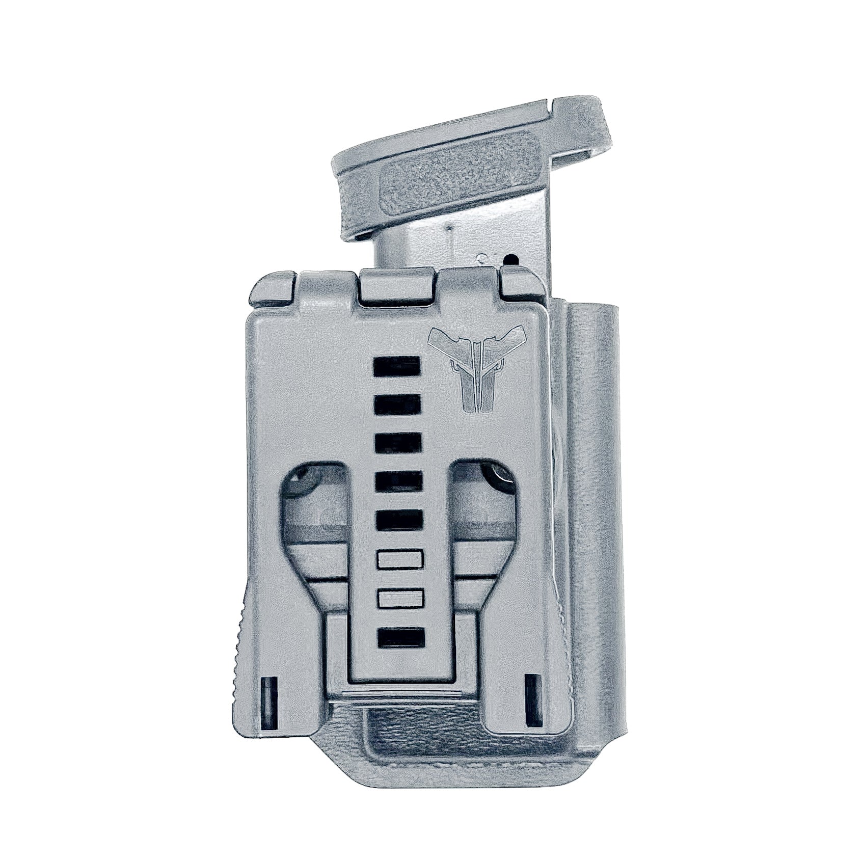 Black Kydex OWB Outside Waistband magazine carrier, holster, or pouch for the Smith & Wesson Equalizer from Four Brothers 4BROS Holsters.  Made in USA