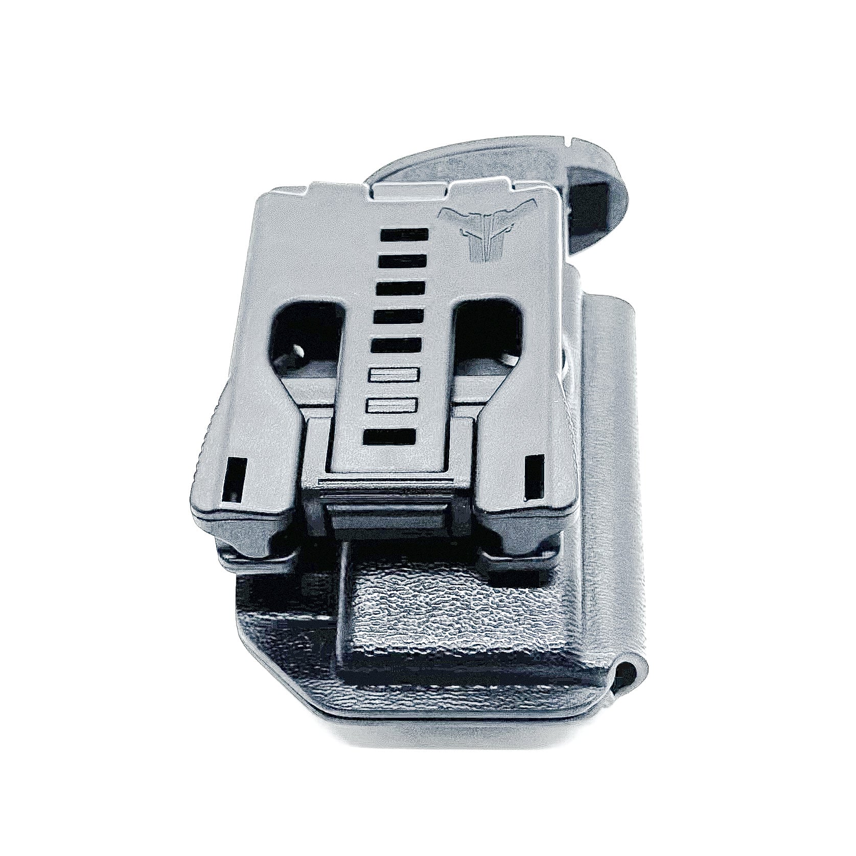 Black Kydex OWB Outside Waistband magazine carrier, holster, or pouch for the Smith & Wesson Equalizer from Four Brothers 4BROS Holsters.  Made in USA