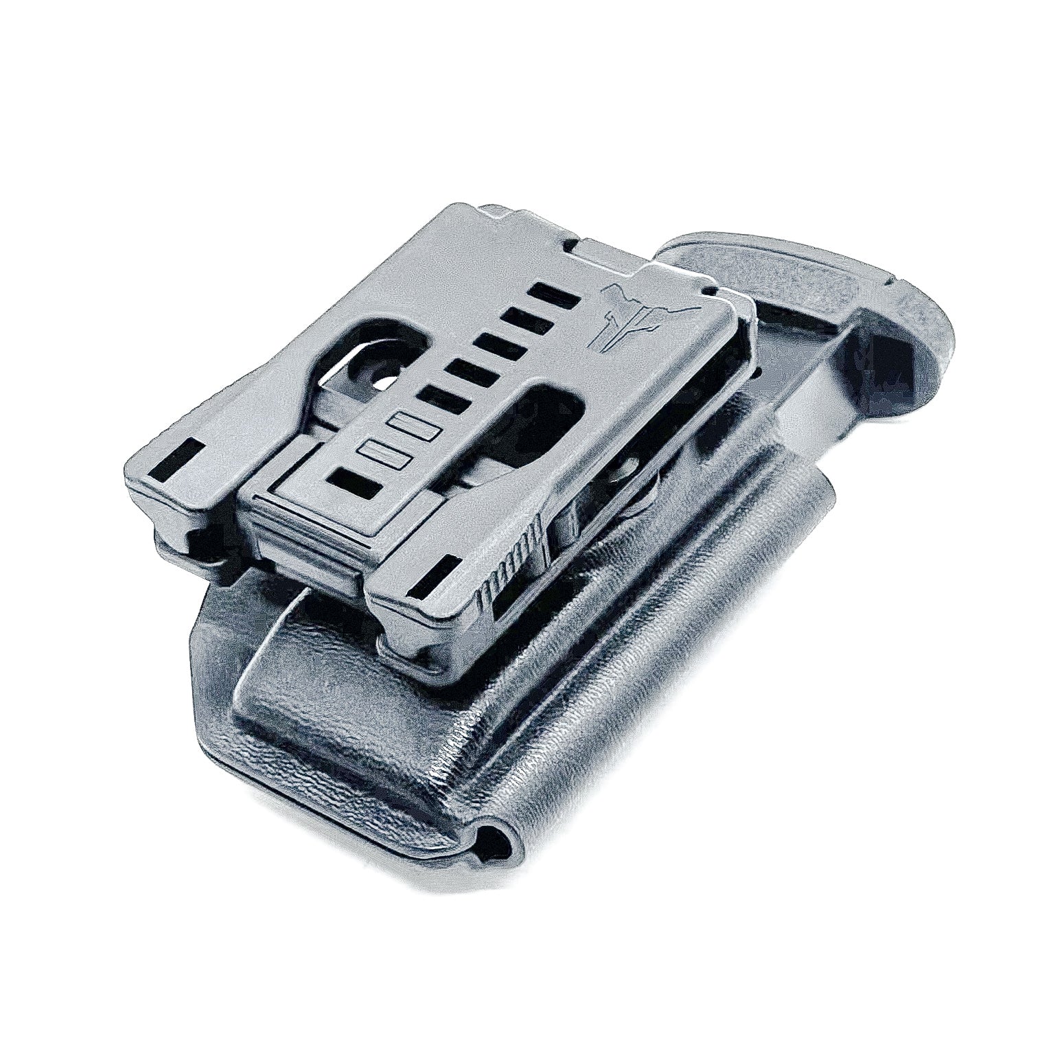 Black Kydex OWB Outside Waistband magazine carrier, holster, or pouch for the Smith & Wesson Equalizer from Four Brothers 4BROS Holsters.  Made in USA
