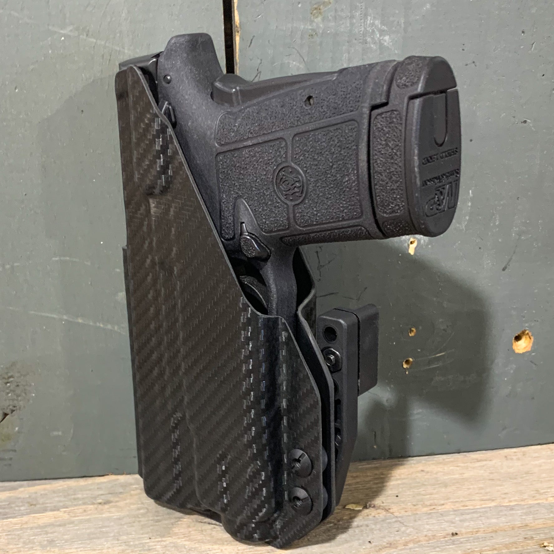 For the best Inside Waistband IWB AIWB Kydex holster for the Smith & Wesson EQUALIZER & Streamlight TLR-7 X or TLR-7 A, shop Four Brothers 4BROS holsters.