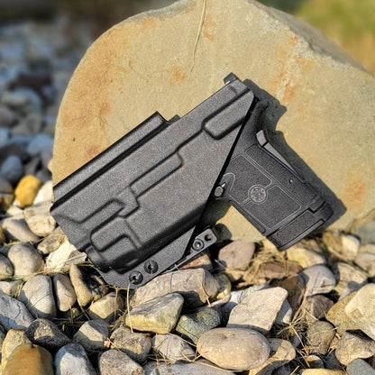 For the best IWB Kydex Inside Waistband Holster for the Smith & Wesson EQUALIZER with the Streamlight TLR-8 or TLR-8 A  Four Brothers 4BROS Holsters. 