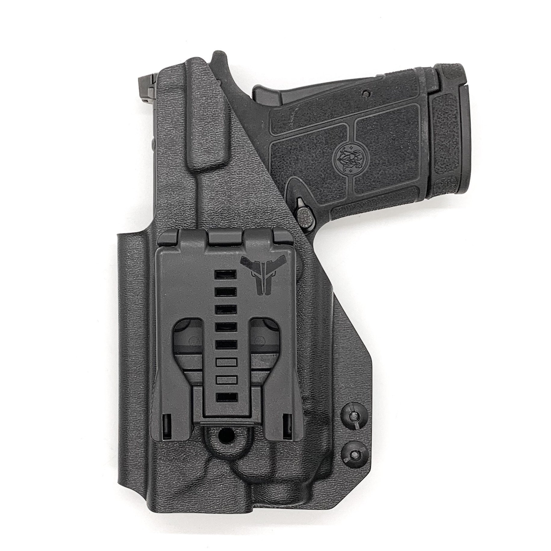 For the best Outside Waistband OWB Holster for the Smith & Wesson EQUALIZER handgun with the Streamlight TLR-8 or TLR-8A shop Four Brothers 4BROS Holsters. 