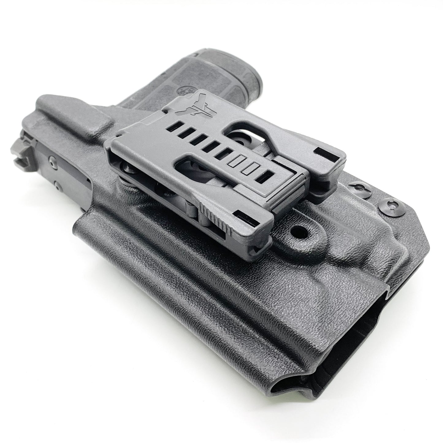 For the best Outside Waistband OWB Holster for the Smith & Wesson EQUALIZER handgun with the Streamlight TLR-8 or TLR-8A shop Four Brothers 4BROS Holsters. 