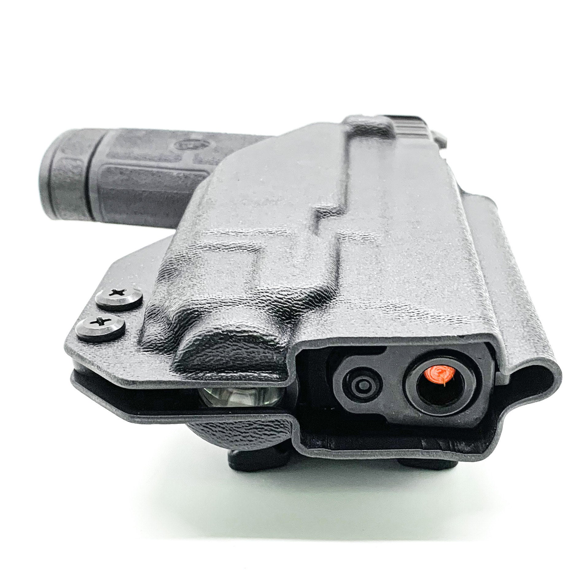 For the best Outside Waistband OWB Holster for the Smith & Wesson EQUALIZER handgun with the Streamlight TLR-8 or TLR-8A shop Four Brothers 4BROS Holsters. 