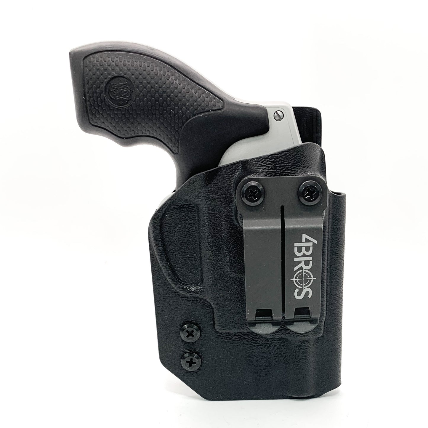 For the best IWB  Inside Waistband Taco Style Holster for the Smith & Wesson J Frame Revolver shop Four Brothers 4BROS Holsters.  Proudly made in the USA.