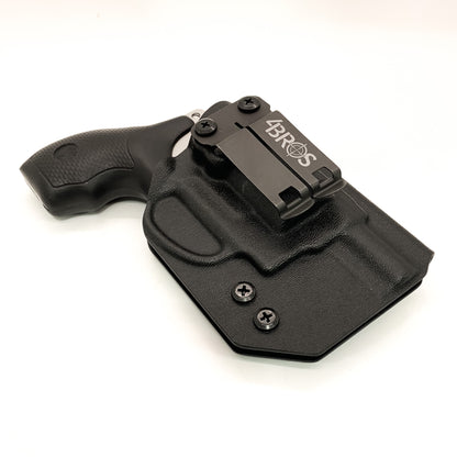 For the best IWB  Inside Waistband Taco Style Holster for the Smith & Wesson J Frame Revolver shop Four Brothers 4BROS Holsters.  Proudly made in the USA.