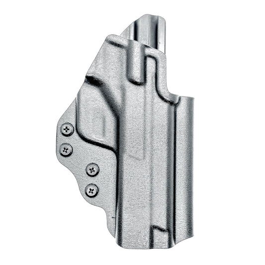 Smith & Wesson M&P 4 & 4.6 10MM M2.0 OWB Holster from Four Brothers in Black with 4Bros 1.5" Belt Slide.