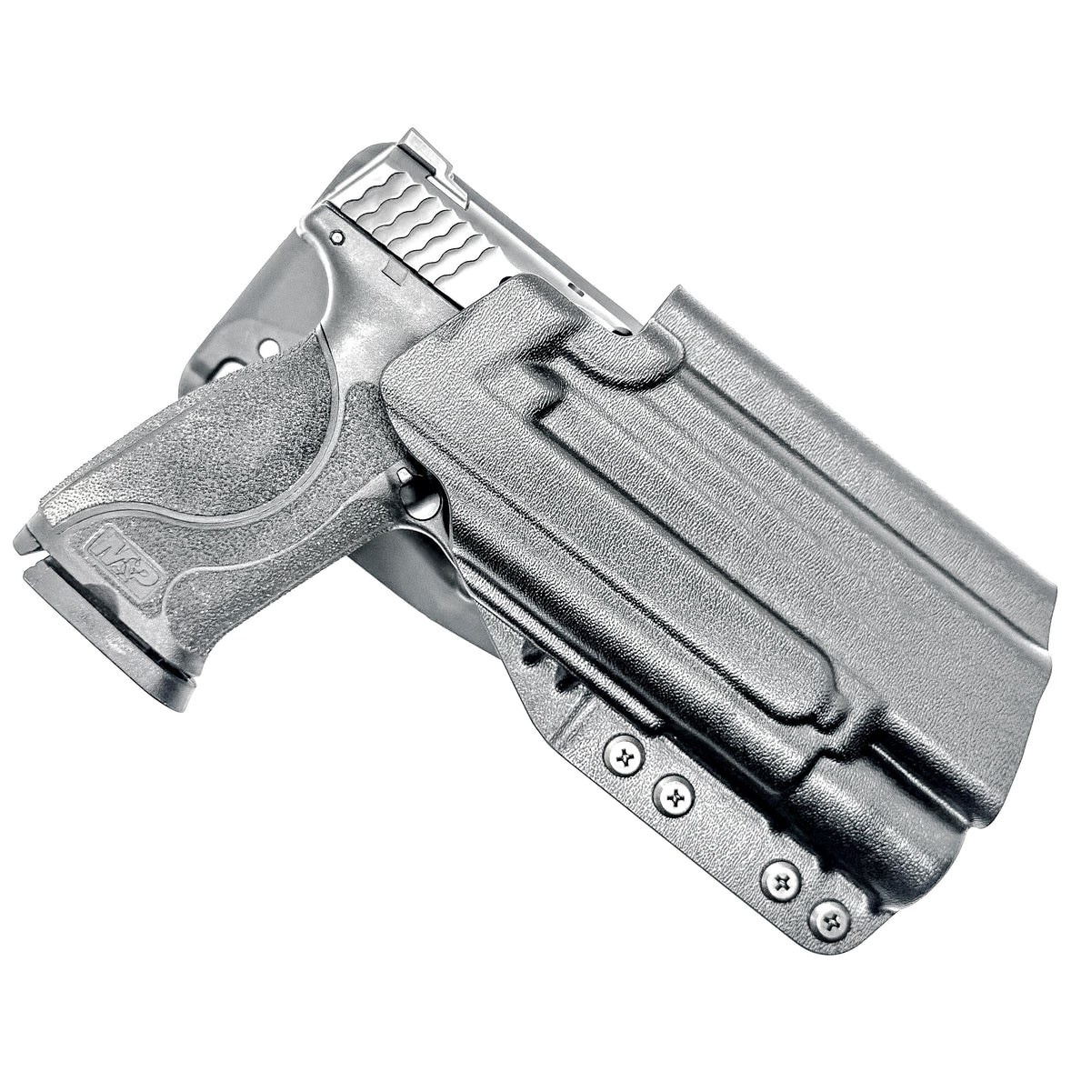 For the best S&W Performance Center M&P M2.0 5" pistol & Surefire X300U-A or B, X300T-A or B Duty & Competition Holster shop Four Brothers Holsters. 