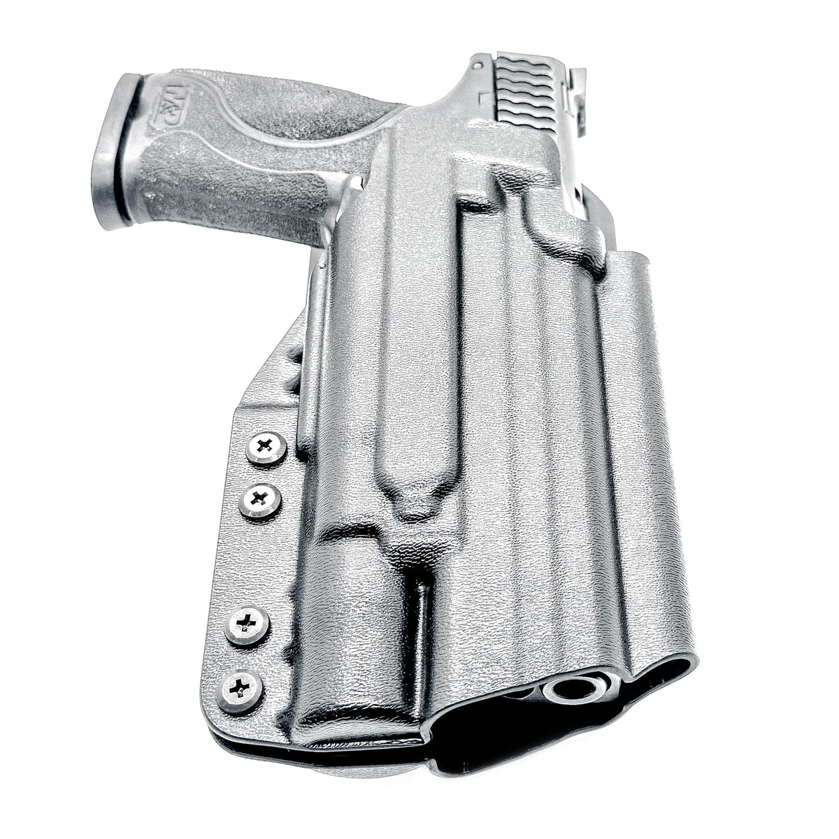 For the best S&W Performance Center M&P M2.0 5" pistol & Surefire X300U-A or B, X300T-A or B Duty & Competition Holster shop Four Brothers Holsters. 