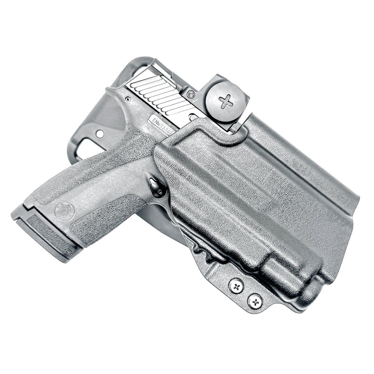 For a durable Duty & Competition Holster for the Smith & Wesson M&P Shield X & SureFire XC3 Sub with adjustable retention & optics clearance, shop 4Bros.