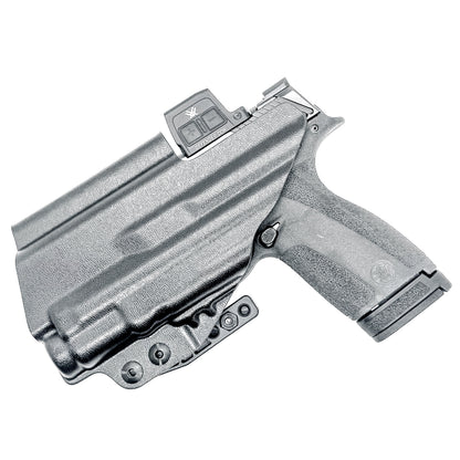 For the best IWB (Inside Waistband) Kydex Holster for the Smith & Wesson M&P Shield X & SureFire XC3 Sub with or without thumb safety shop 4BROS Holsters.