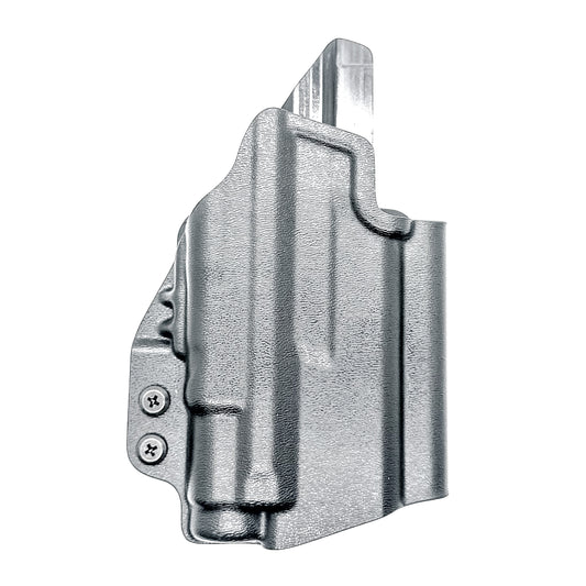 Shop the Smith & Wesson Shield X & SureFire XC3 Sub OWB Holster, built from .093" Kydex with adjustable retention and an optics-ready profile from 4Bros. 
