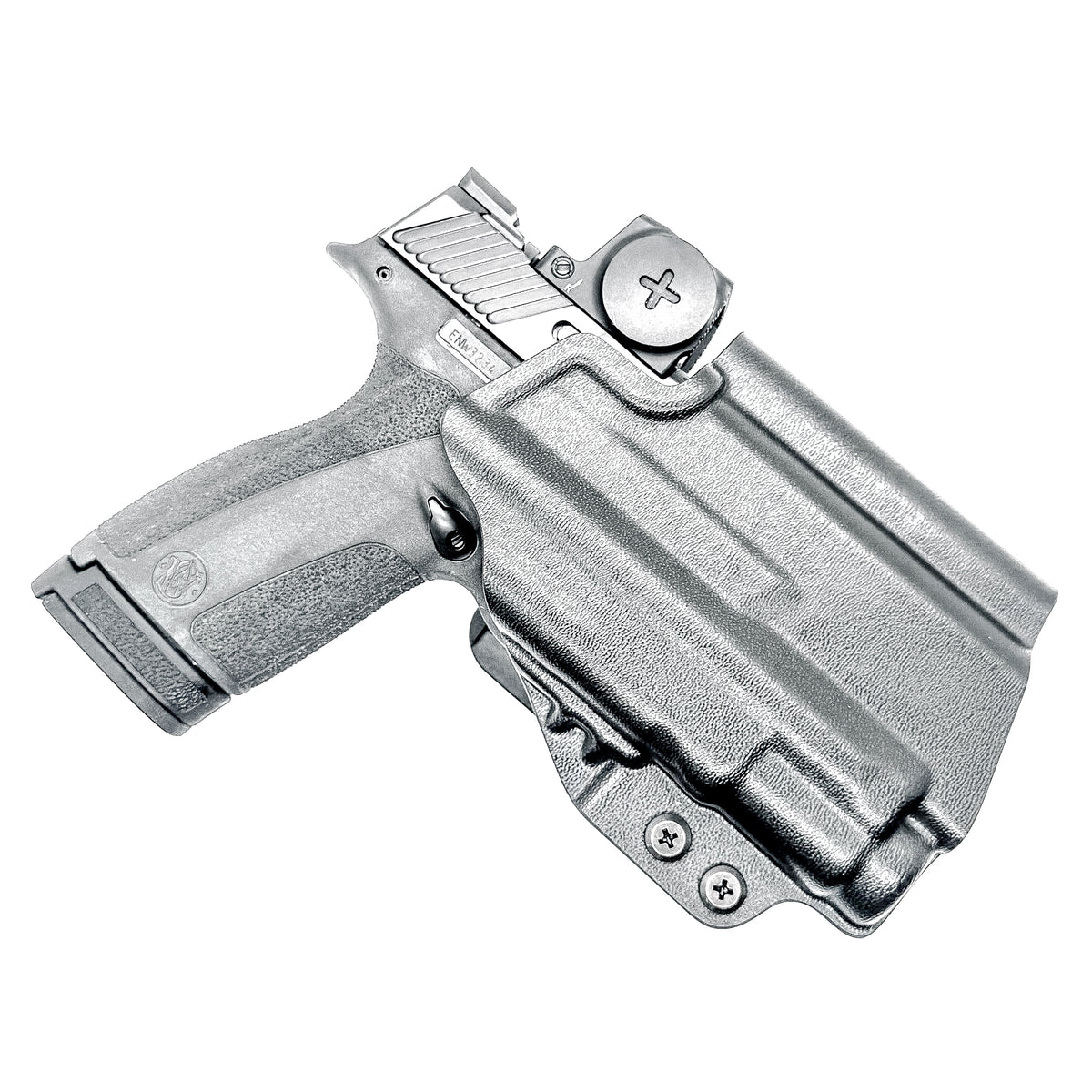 Shop the Smith & Wesson Shield X & SureFire XC3 Sub OWB Holster, built from .093" Kydex with adjustable retention and an optics-ready profile from 4Bros. 