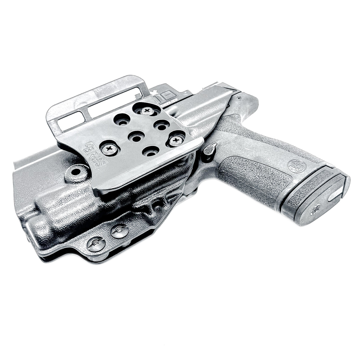 Shop the Smith & Wesson Shield X & SureFire XC3 Sub OWB Holster, built from .093" Kydex with adjustable retention and an optics-ready profile from 4Bros. 