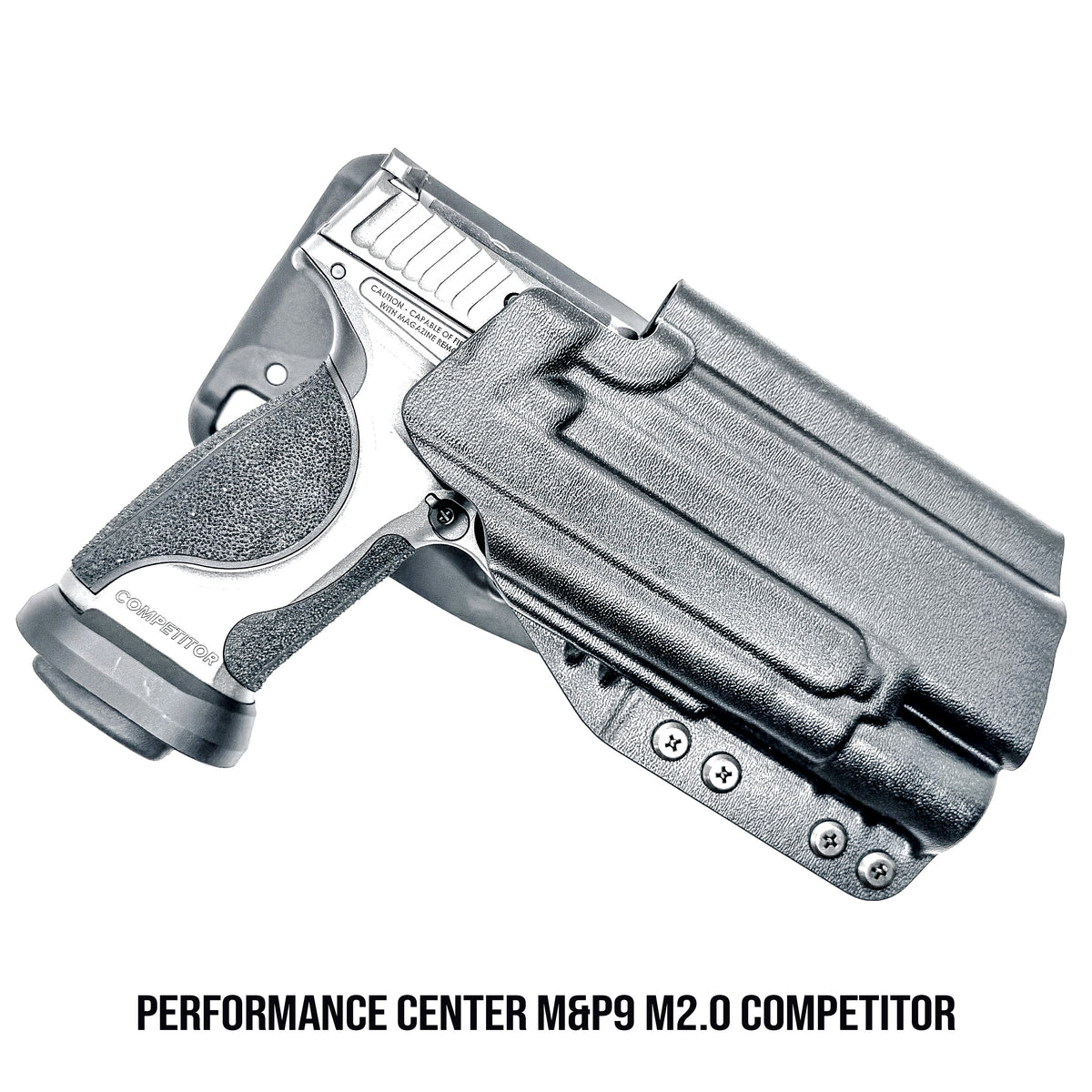 Shop the 4BROS Duty & Competition Holster for S&W M&P M2.0 Competitor & Metal HD pistols with SureFire X300 lights. Optics ready; formed using .093" Kydex.
