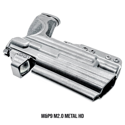 Premium Inside the Waistband (IWB) Holster for the Smith & Wesson M&P9 M2.0 Competitor & Metal HD with Surefire X300 from Four Brothers Holsters.