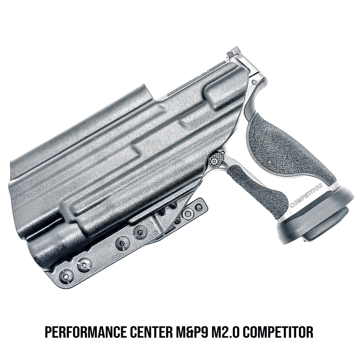 Premium Inside the Waistband (IWB) Holster for the Smith & Wesson M&P9 M2.0 Competitor & Metal HD with Surefire X300 from Four Brothers Holsters.