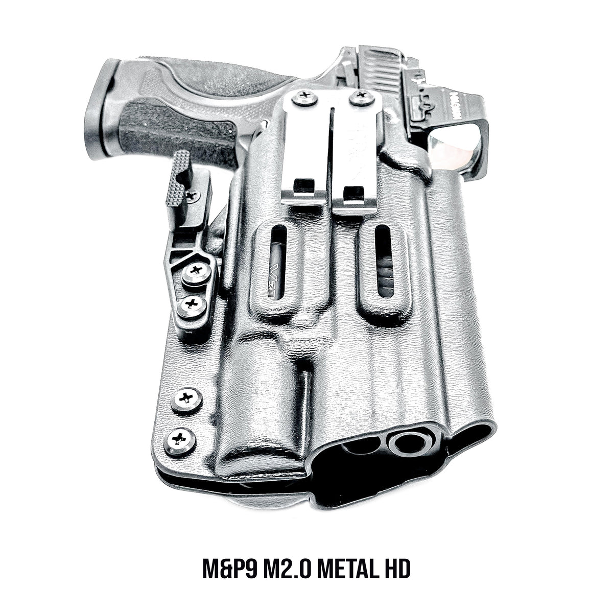 Premium Inside the Waistband (IWB) Holster for the Smith & Wesson M&P9 M2.0 Competitor & Metal HD with Surefire X300 from Four Brothers Holsters.