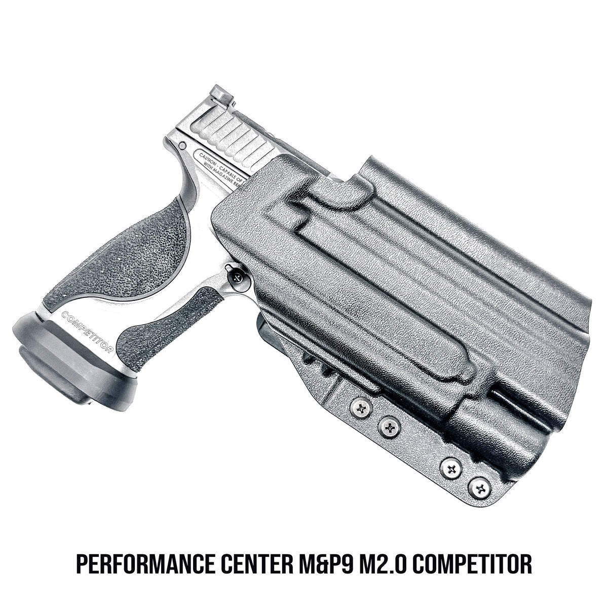 Four Brothers Holsters OWB Holster (Outside the Waistband) for the Smith & Wesson M&P9 M2.0 Competitor & Metal HD pistols with Surefire X300 series light.