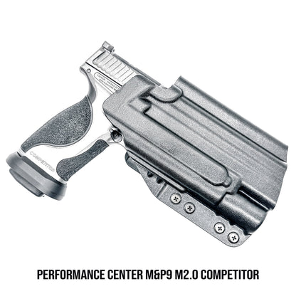 Four Brothers Holsters OWB Holster (Outside the Waistband) for the Smith & Wesson M&P9 M2.0 Competitor & Metal HD pistols with Surefire X300 series light.