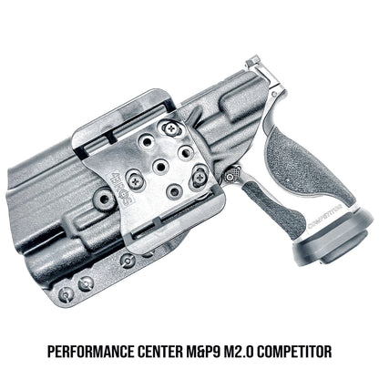 Four Brothers Holsters OWB Holster (Outside the Waistband) for the Smith & Wesson M&P9 M2.0 Competitor & Metal HD pistols with Surefire X300 series light.