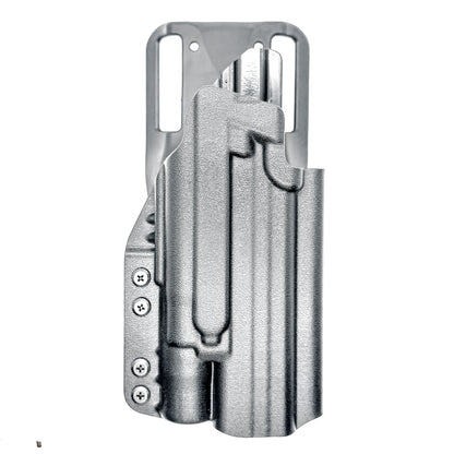 For the best OWB S&W 2023 SPEC Series M&P 9 Metal M2.0 pistol & Surefire X300U-A or B, X300T-A or B, Duty & Competition Holster, shop Four Brothers Holsters.