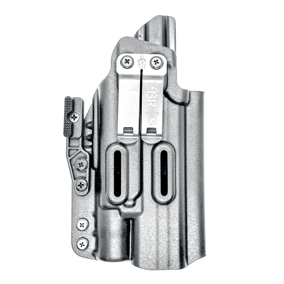 For the best IWB AIWB Holster for the Smith and Wesson 2023 SPEC Series M&P 9 Metal M2.0 & Surefire X300U-A or B, X300T-A or B, shop Four Brothers Holsters.