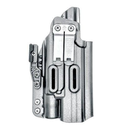 For the best IWB AIWB Holster for the Smith and Wesson 2023 SPEC Series M&P 9 Metal M2.0 & Surefire X300U-A or B, X300T-A or B, shop Four Brothers Holsters.