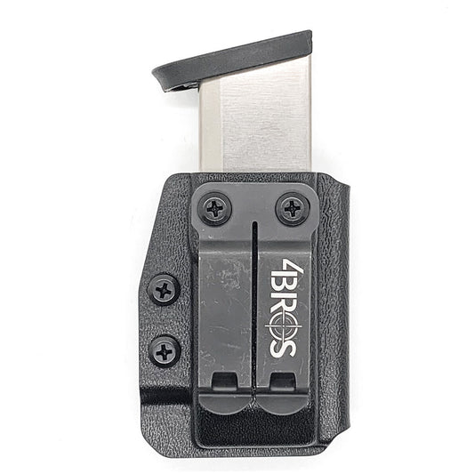 For the Best Kydex IWB AIWB appendix inside waistband magazine pouch carrier or holster for the Smith & Wesson M&P 2.0 10mm, shop Four Brothers 4BROS Holsters.