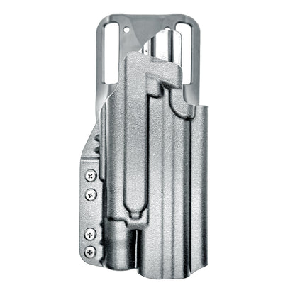 For the best OWB S&W Performance Center M&P 10MM M2.0 5.6" pistol & Surefire X300U-A or B, X300T-A or B Duty & Competition Holster shop Four Brothers Holsters.