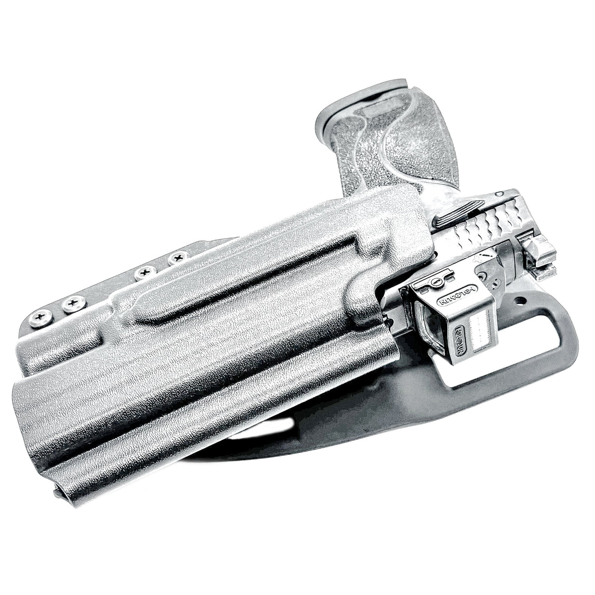 For the best OWB S&W Performance Center M&P 10MM M2.0 5.6" pistol & Surefire X300U-A or B, X300T-A or B Duty & Competition Holster shop Four Brothers Holsters.