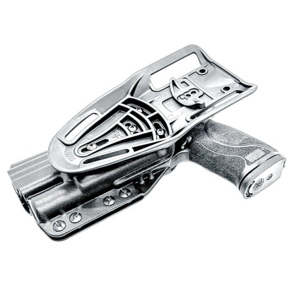 For the best OWB S&W Performance Center M&P 10MM M2.0 5.6" pistol & Surefire X300U-A or B, X300T-A or B Duty & Competition Holster shop Four Brothers Holsters.