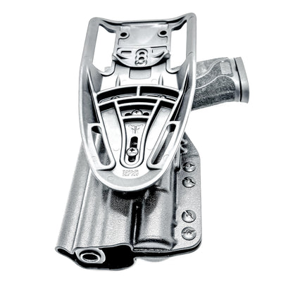 For the best OWB S&W Performance Center M&P 10MM M2.0 5.6" pistol & Surefire X300U-A or B, X300T-A or B Duty & Competition Holster shop Four Brothers Holsters.