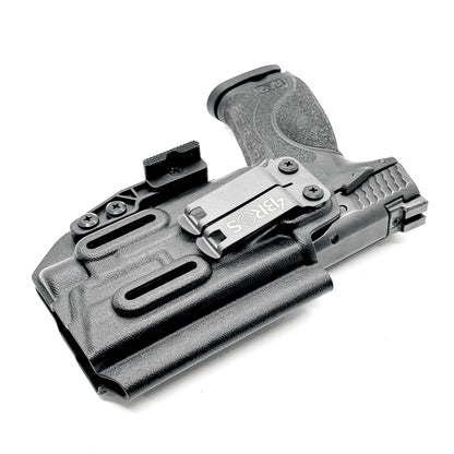 For the best Inside Waistband Holster for the Smith & Wesson M&P Compact 9mm 4" pistol & Streamlight TLR-7 A, X, & TLR-7 HL-X, shop Four Brothers holsters. 