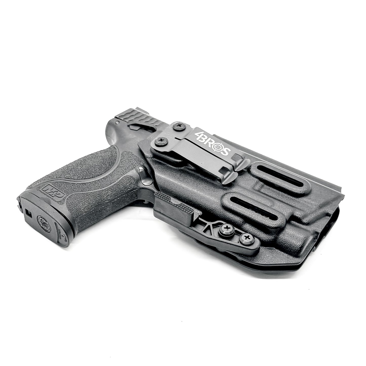 For the best Inside Waistband Holster for the Smith & Wesson M&P Compact 9mm 4" pistol & Streamlight TLR-7 A, X, & TLR-7 HL-X, shop Four Brothers holsters. 